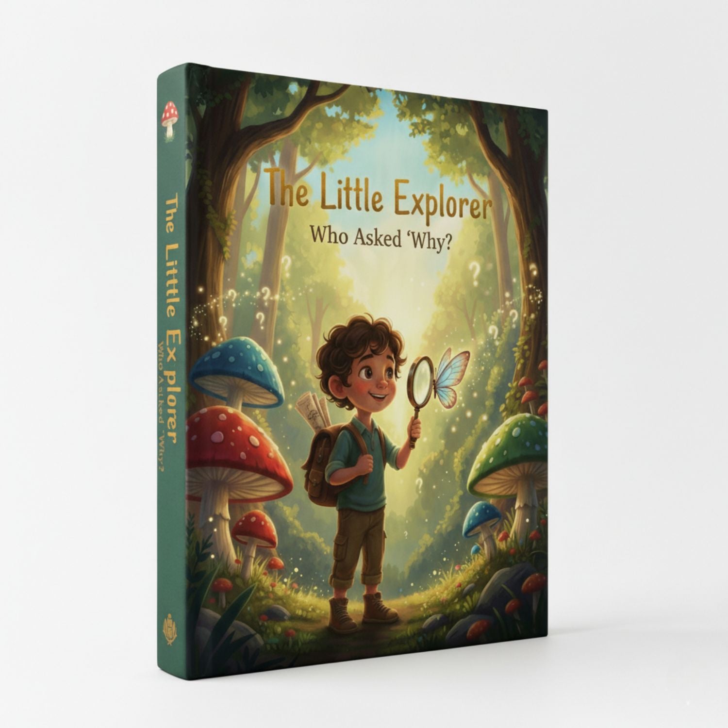 The Little Explorer Who Asked Why? Kids Adventure Storybook Hardcover