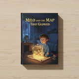 Milo and the Map That Glowed Kids Adventure Hardcover Storybook