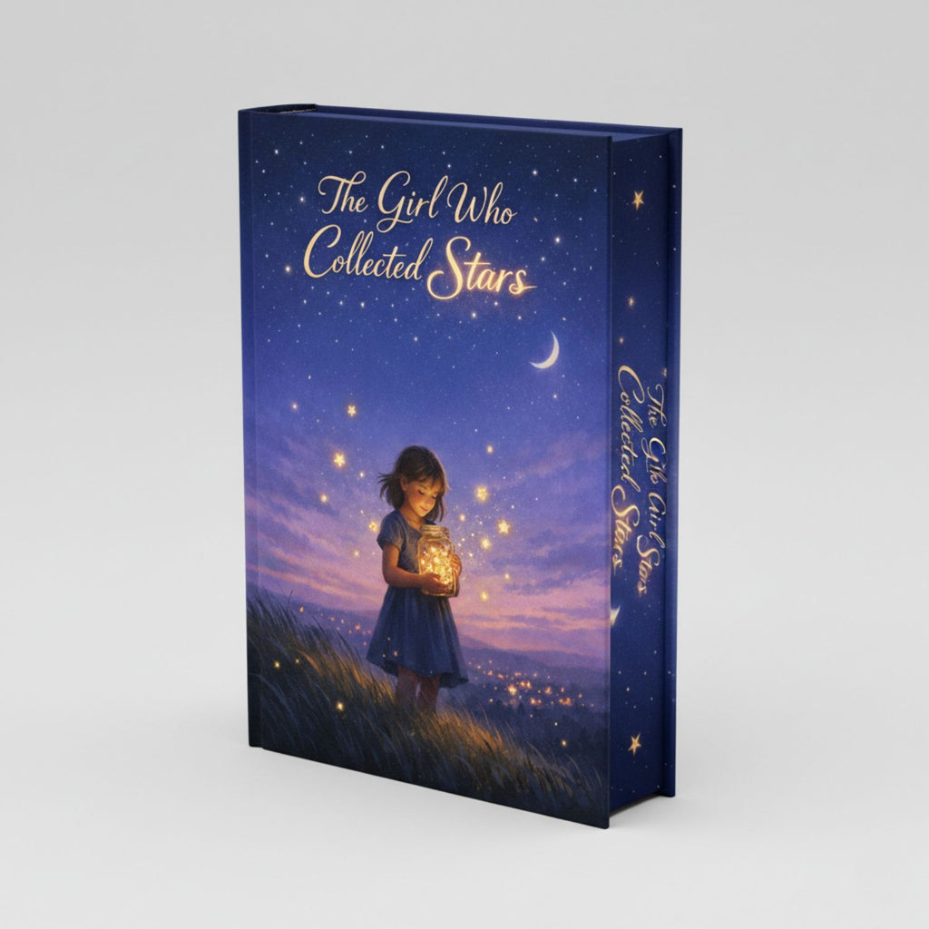 The Girl Who Collected Stars Hardcover Bedtime Story Book for Kids