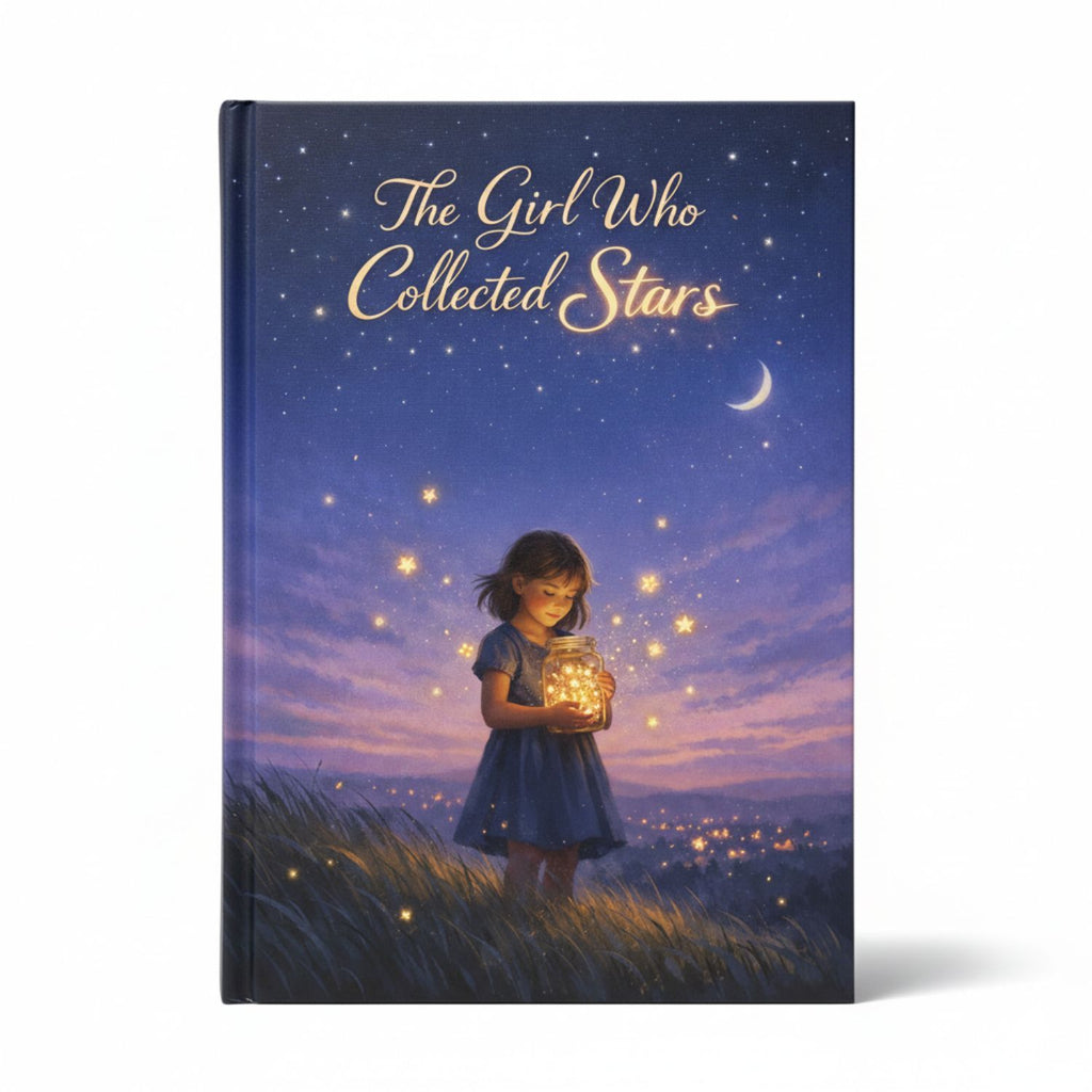 The Girl Who Collected Stars Hardcover Bedtime Story Book for Kids