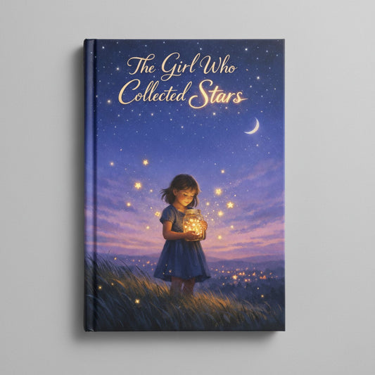 The Girl Who Collected Stars Hardcover Bedtime Story Book for Kids